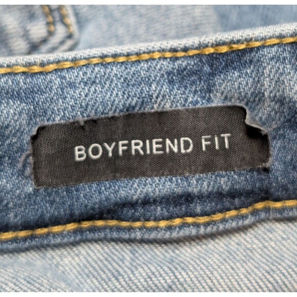 Judy Blue Size 11/30 Boyfriend Fit Jeans High Rise Ripped Distressed Stretch - Picture 8 of 11